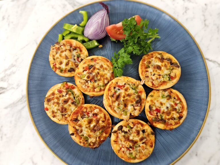 Mini Chicken Pizza